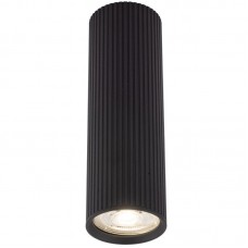 Σποτ Στρογγυλό Οροφής 17cm Σταθερό με ντουί GU10 Μαύρο TUNE 10024